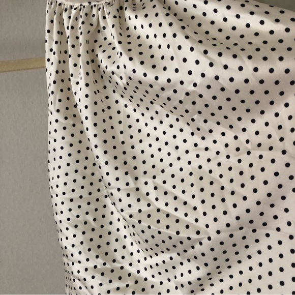House of CB ELLEN POLKA DOT HALTER TOP Size Medium - Picture 8 of 13